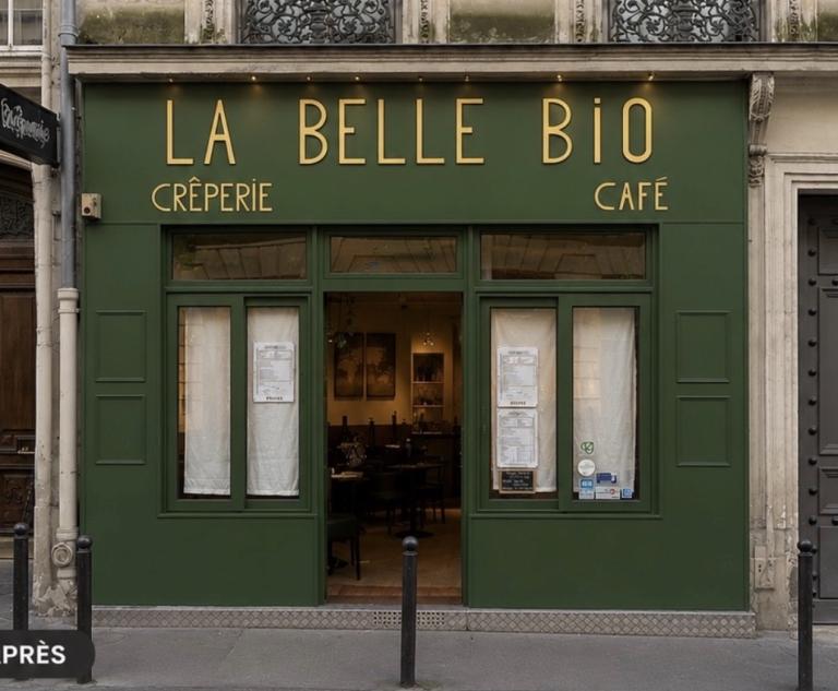 Rénovation de devanture de restaurant